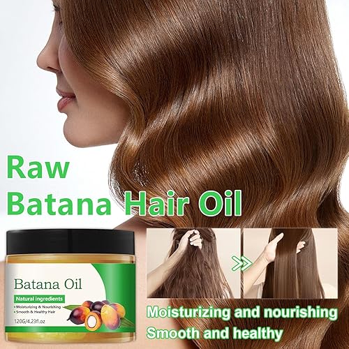 Miniatura 2 de Aceite de batana 100% crudo para el crecimiento del cabello, aceite natural puro sin refinar y orgánico para el crecimiento del cabello Dr. Sebi de