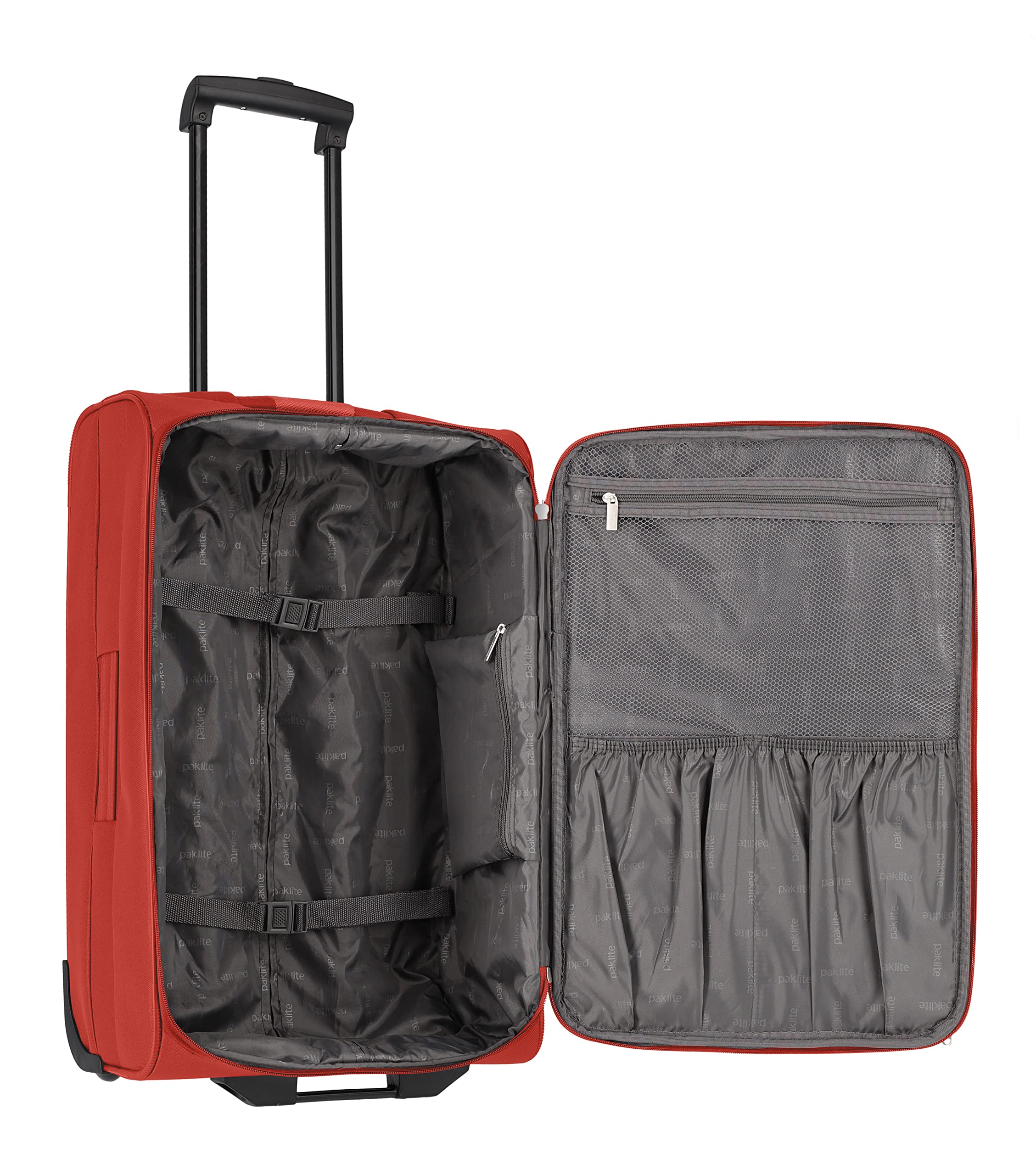 travelite paklite Valise de Voyage à 2 roulettes, Valise à roulettes de Taille Moyenne, Orlando, Trolley Classique à Coque Souple au Design Intemporel, 63 cm, 58 litres