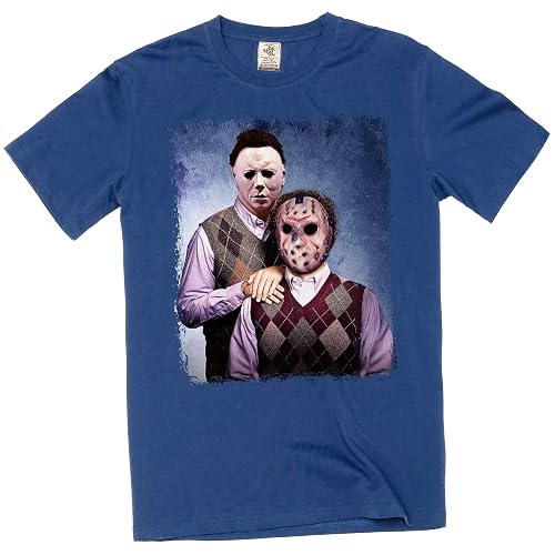Jason and Michael Halloween Step Brothers Movie T-Shirt, Michael Myers