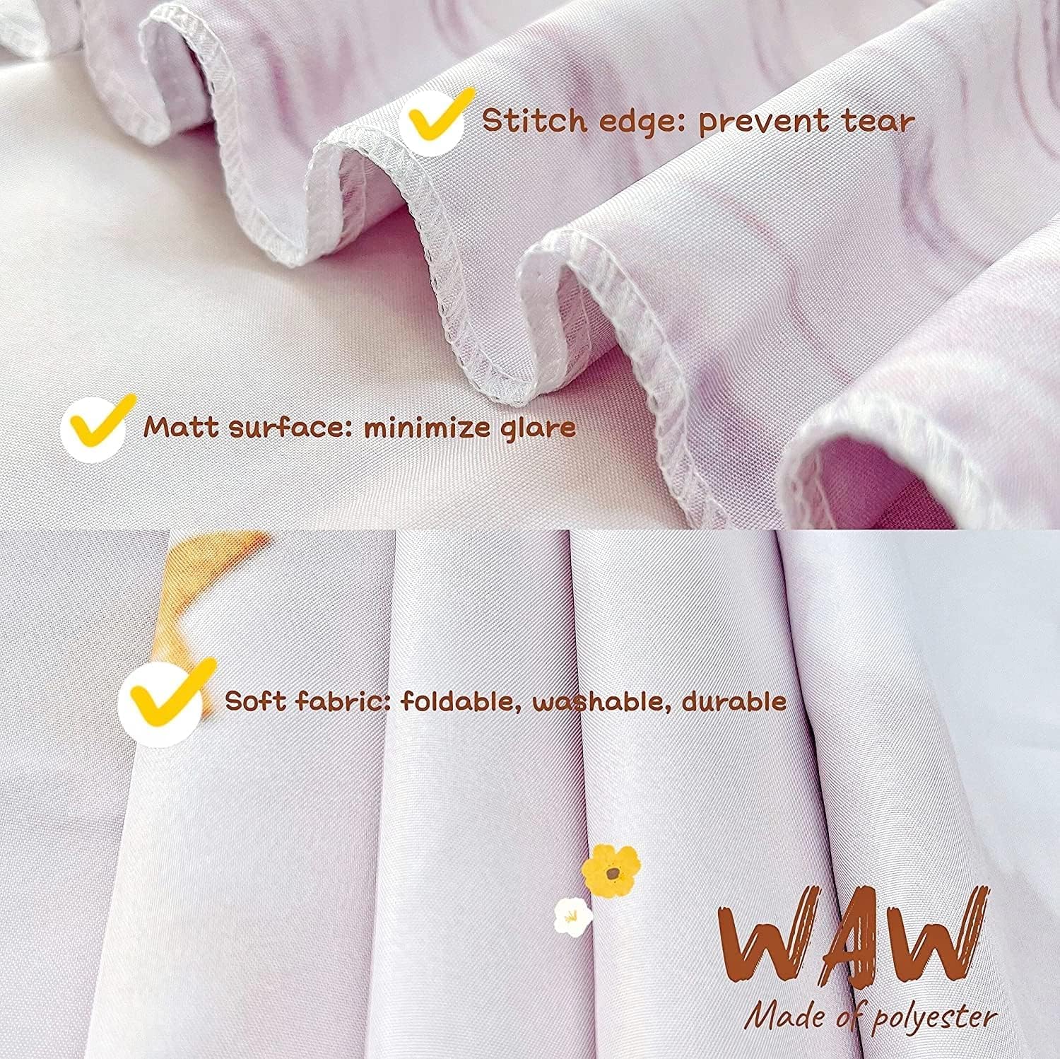 WaW 2.7 x 1.8 m Colourful Flowers Photo Backgrounds for Studios Portraits, Boxes, Walls - Image 3