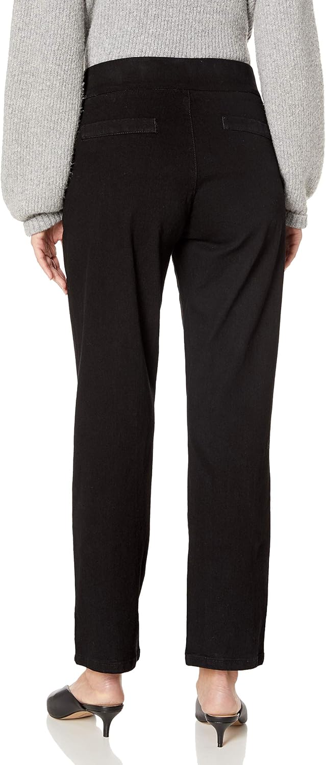 Chic Classic Collection Women's Plus-Size Easy-Fit Elastic-Waist Pull-On Pant