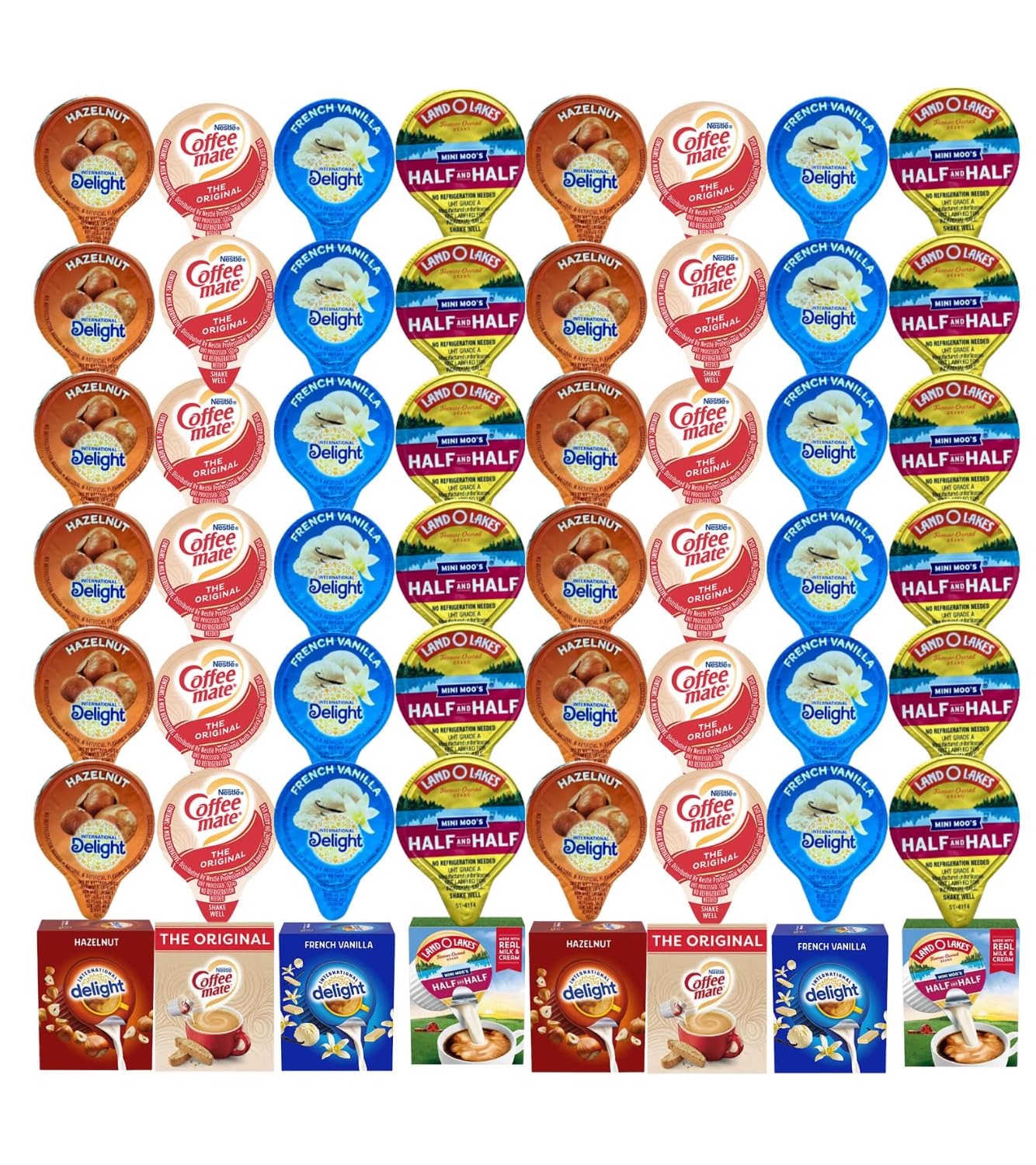 Coffee Creamer Singles Variety Pack, International Delight