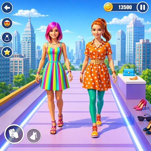 Build a Catwalk Fashion Queen - Beauty Run Dress Up Games