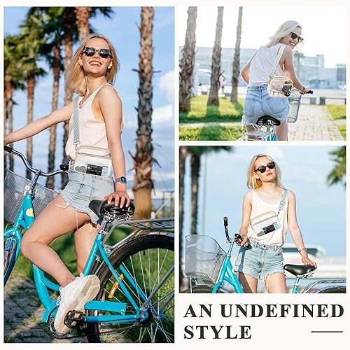 Miniatura 94 de KETIEE Bolso cruzado transparente, aprobado para estadios, para conciertos, eventos deportivos, festivales