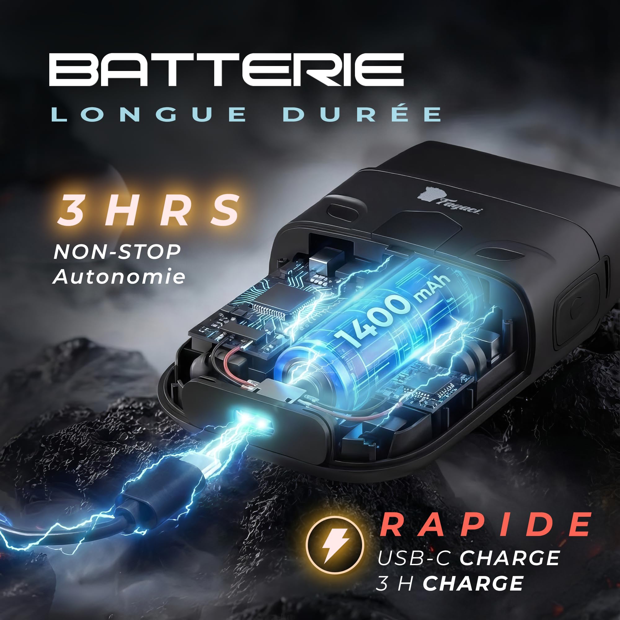 Fagaci Rasoir Homme, Rasoir à Grille Barbier 8500 RPM Sans Irritation | Zéro irritation, doux pour les peaux sensibles, Coupe nano-close de la mâchoire au cou, Couple élevé pour un poil épais