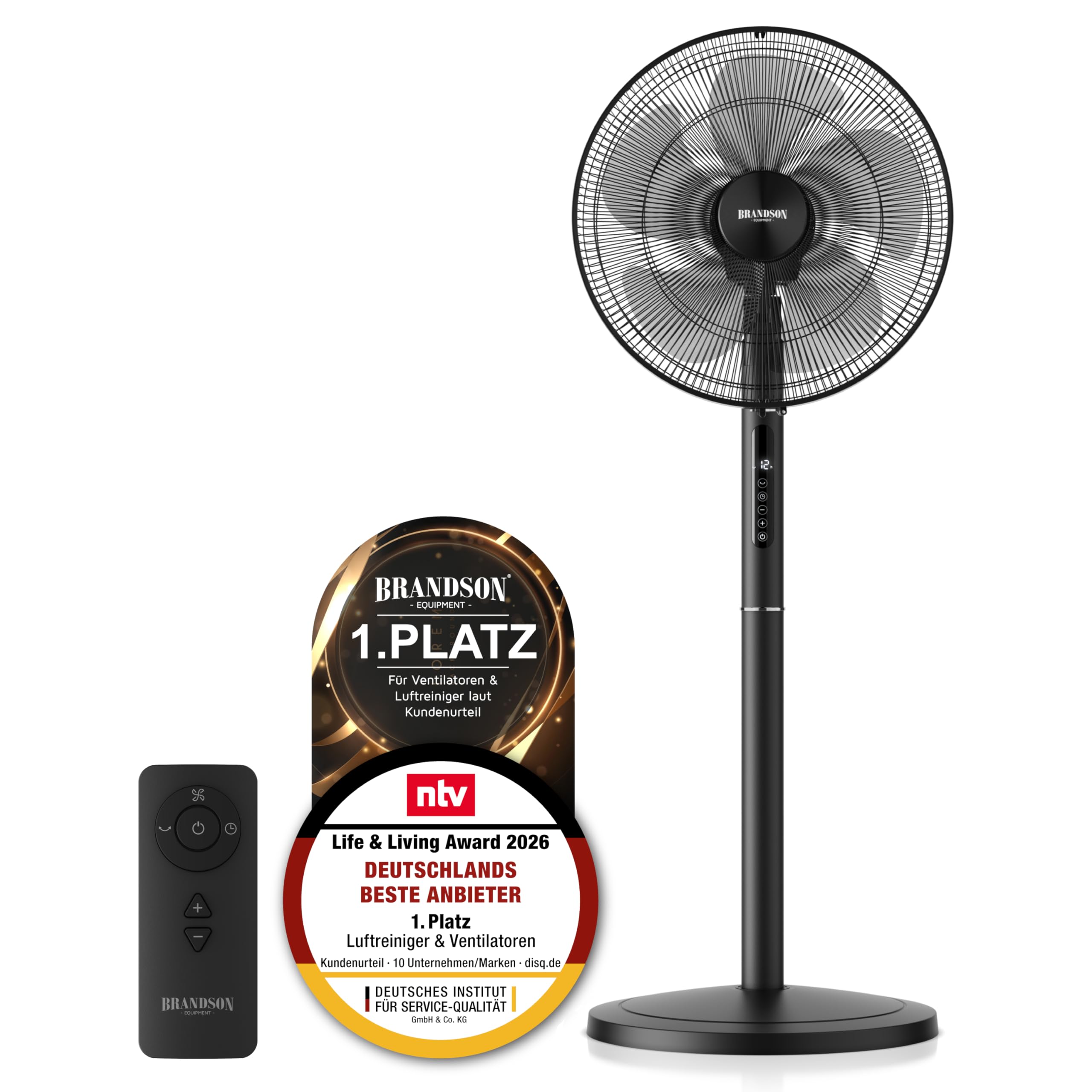 Brandson DE DC Standventilator energiesparend ECO