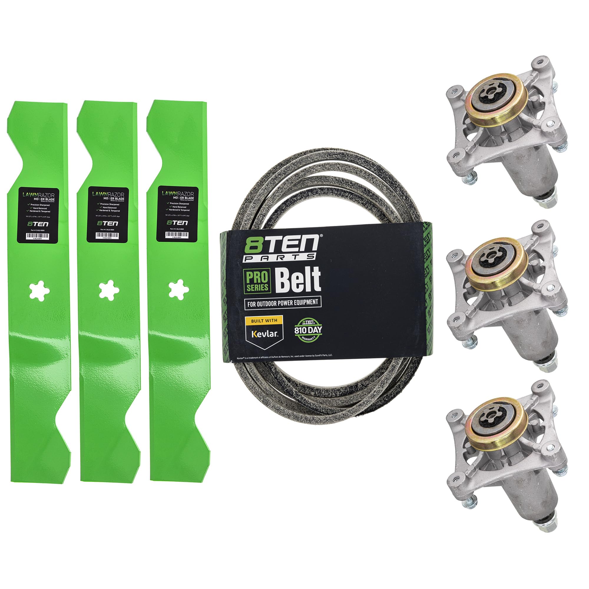 Amazon.com : 8TEN Blade Spindle Belt Kit for Husqvarna GT2254