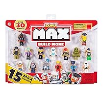 Zuru Max Build More Mini Figure Set – 15 Figures (Styles Vary)