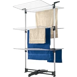 Tendedero Vertical Extensible Metaltex CICLONE - Tendedero vertical con 3 alturas, 40 metros de tendido