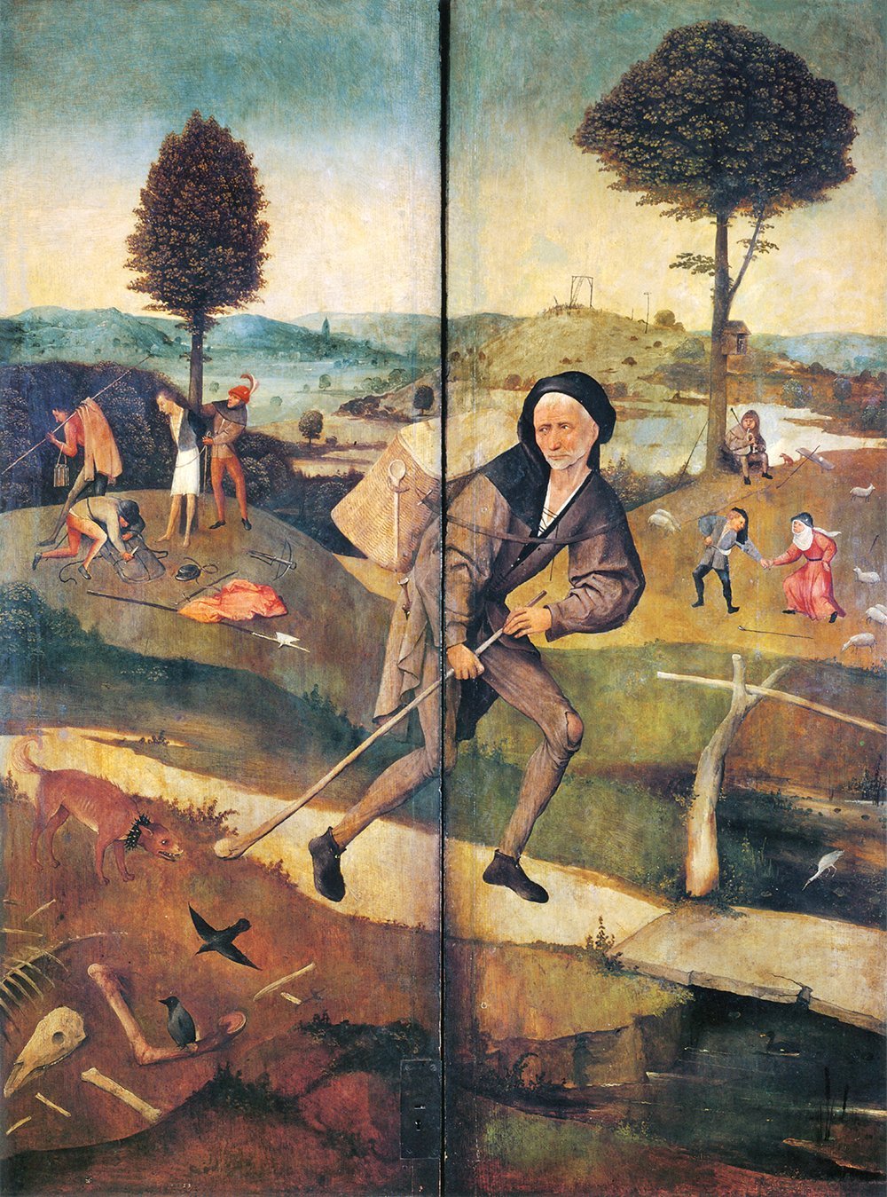 Lámina de El Buhonero por Hieronymus Bosch, el arte mate que conecta con tu hogar