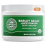 Vimergy Barley Grass Juice Powder Dietary Supplement - 0.8g per Serving (150 Servings) - Clean Superfood Formula - Promotes Cardiovascular Health* - Organic, Vegan & Gluten-Free - Travel Size 120g