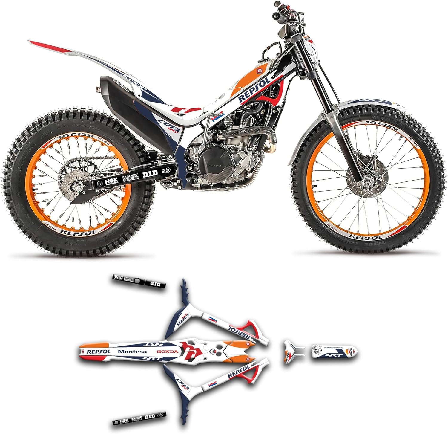 モニター付】バイク用前後ドライブレコーダー 山誉GM100【空気圧センサ