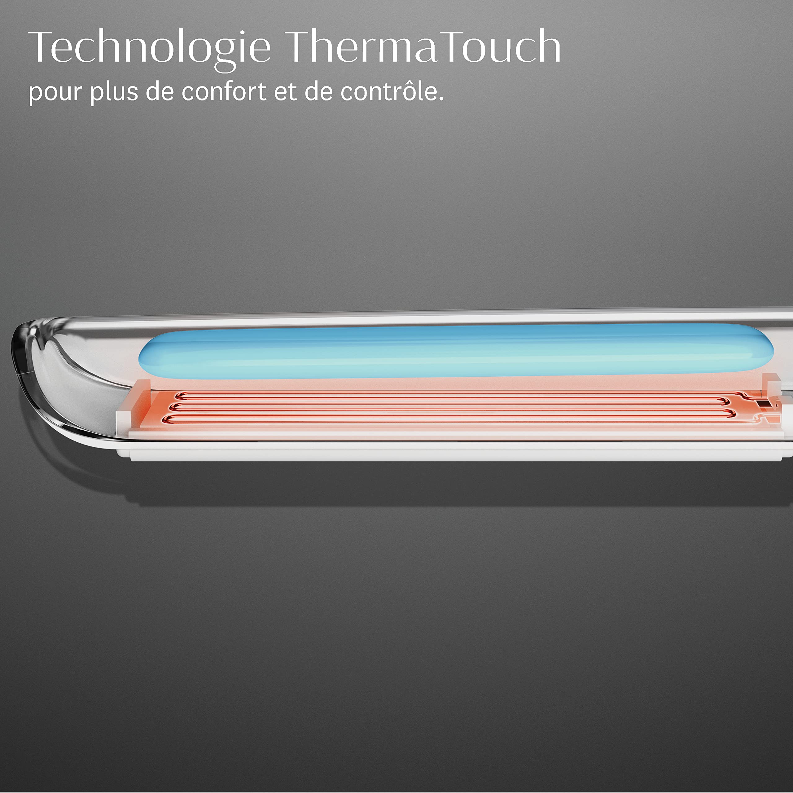T3 Lucea Professional Fer à lisser et à coiffer 25 mm fer plat numérique en céramique avec 9 réglages de chaleur pour des coiffures droites et lisses ou des ondulations et des boucles