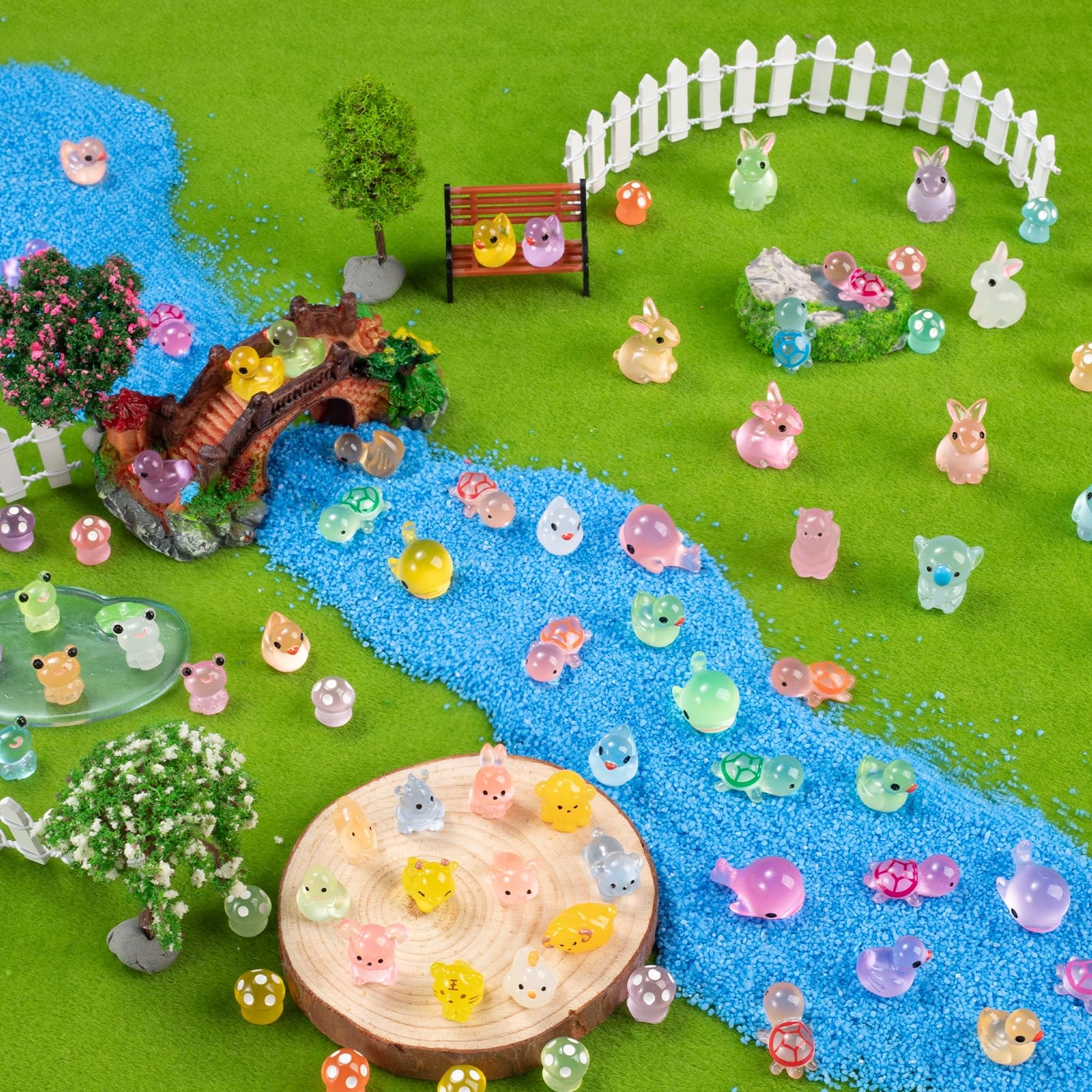 Enyoir 145PCS Mini Resin Animals Mixed - Image 3