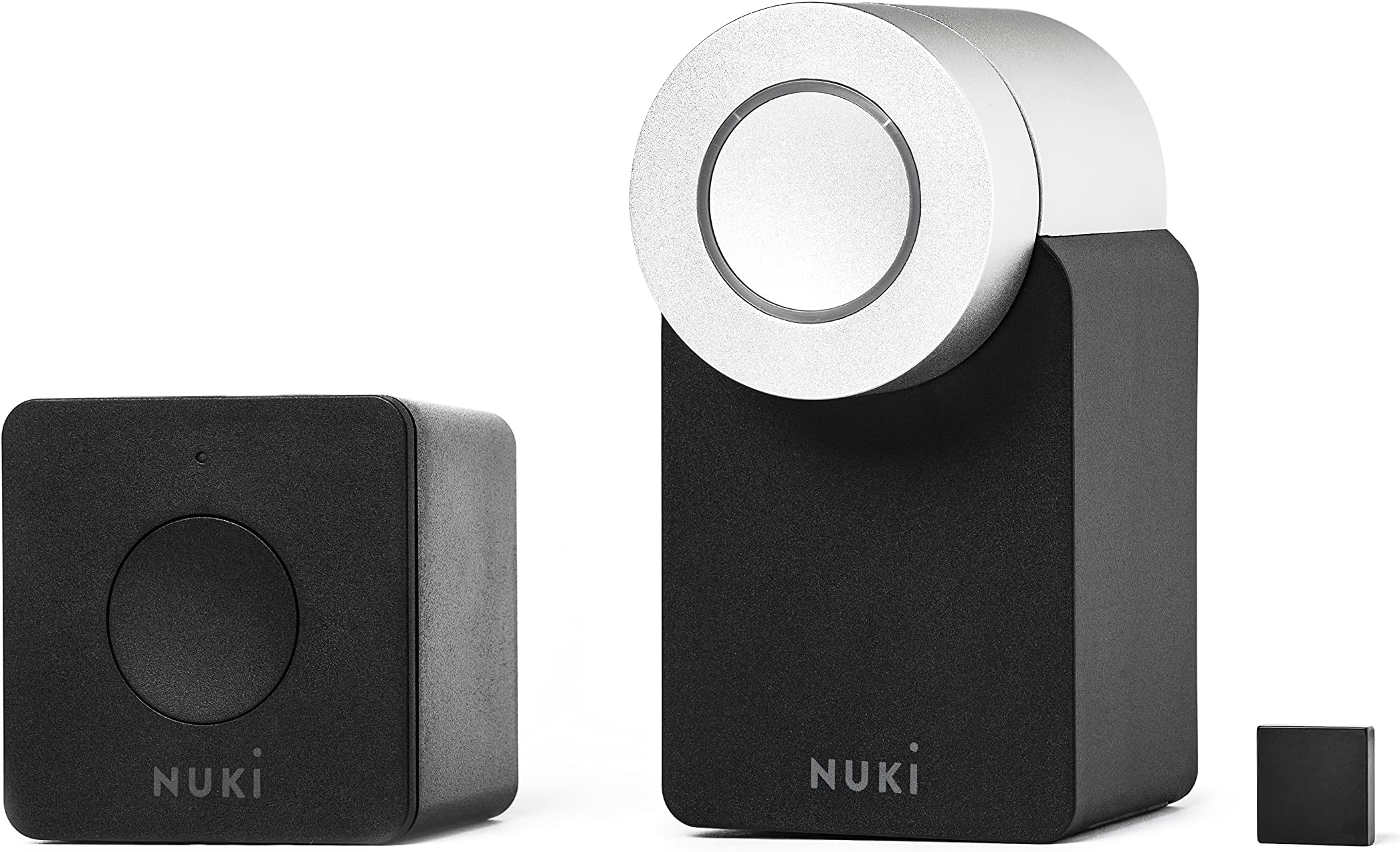 Nuki Combo 2.0 for Euro Profile Cylinder, Includes Nuki Smart Lock & Bridge, keyless Access via iPhone & Android, Alexa, HomeKit & Google Home Compatible - WiFi & Bluetooth Connection