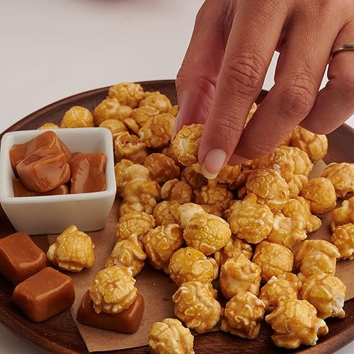 Miniatura 4 de Popcornopolis Bolsas gourmet de palomitas de maíz de caramelo palomitas de maíz reventadas 95 onzas