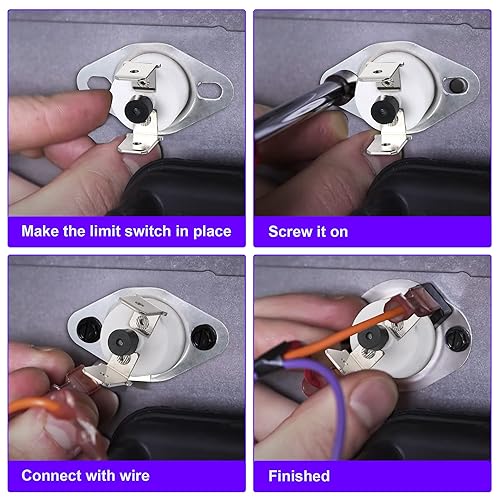 Miniatura 4 de Interruptor de límite L350 de repuesto, 47-22861-01 Interruptor de límite de horno Srl350 350f, compatible con motor de automóvil, transformador,