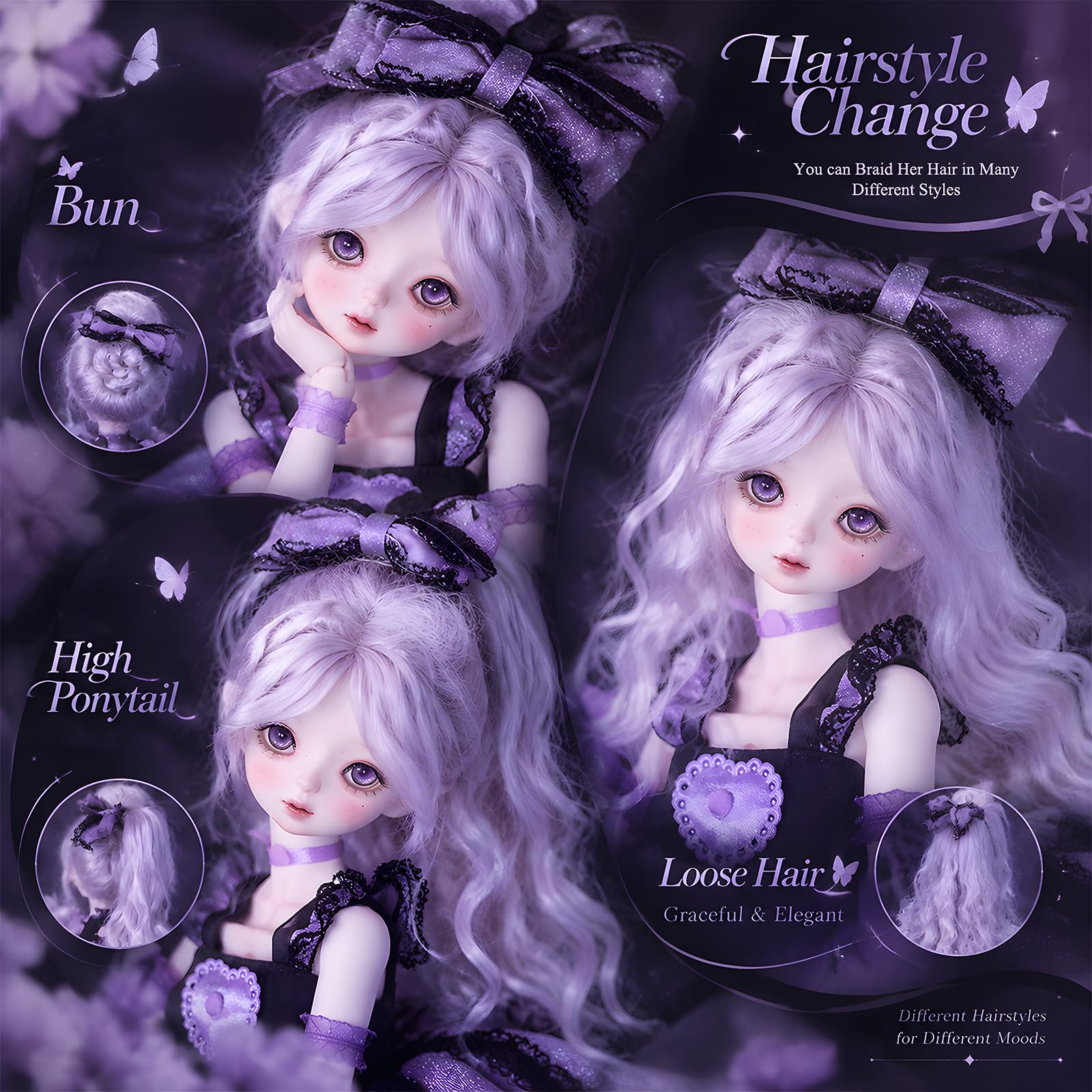 1/6 BJD Doll, 27cm/10.7in, Harz, mit Beweglichen Gelenken