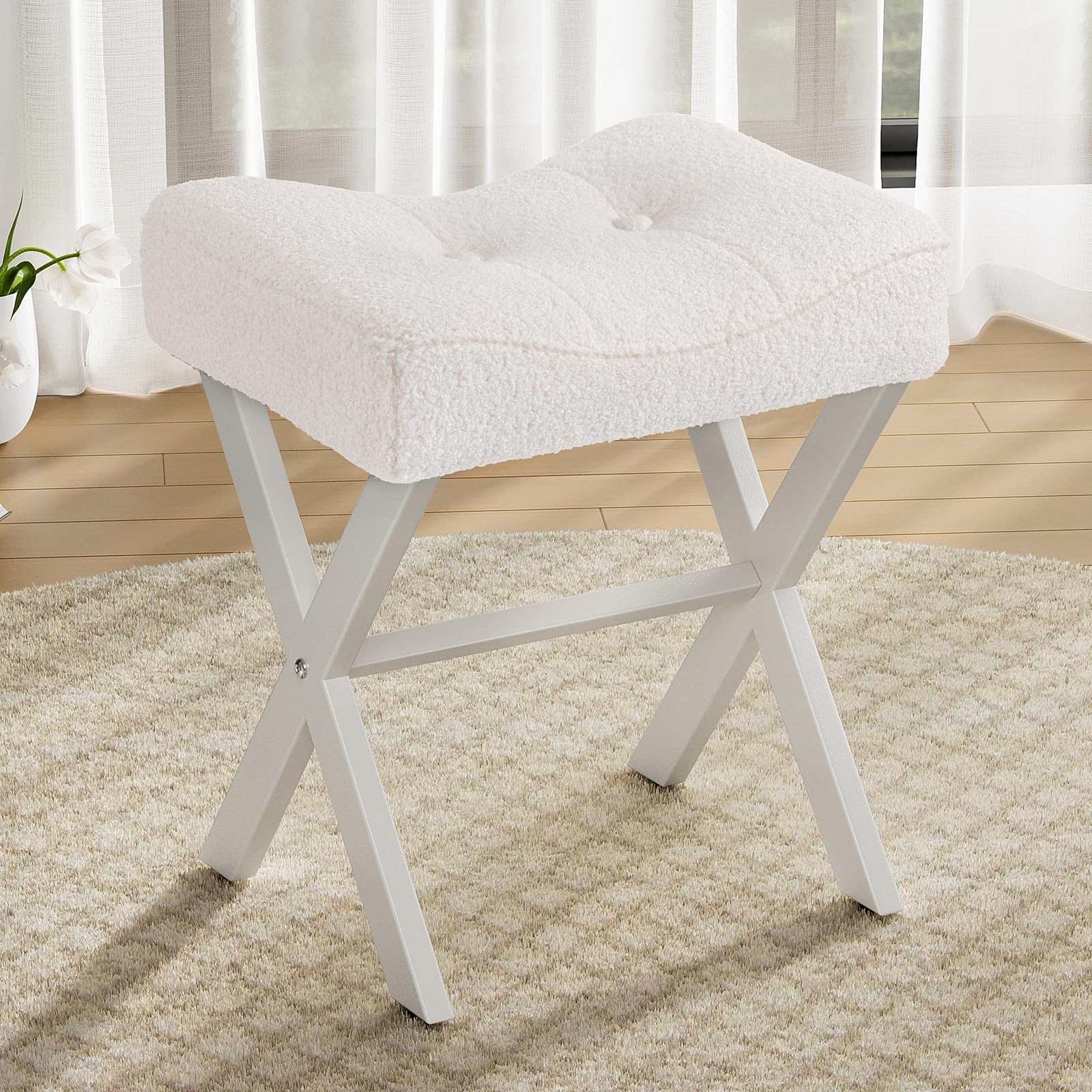 Memobarco Boucle Vanity Stool