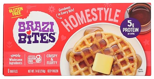Brazi Bites Homestyle Waffles, 7.4 Oz