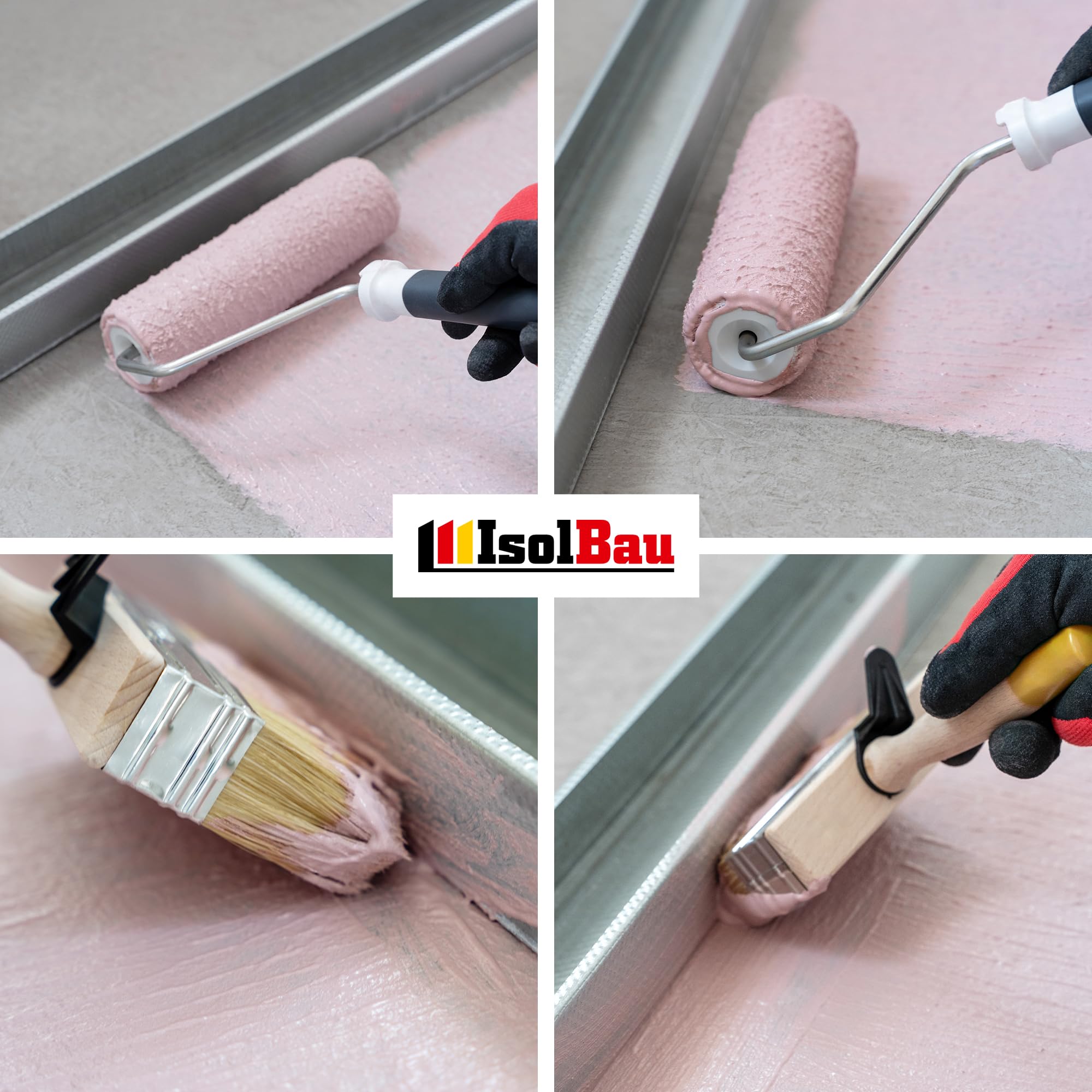 Isolbau Contact béton – 15 kg de base en béton pour apprêt de surfaces lisses en béton et béton armé
