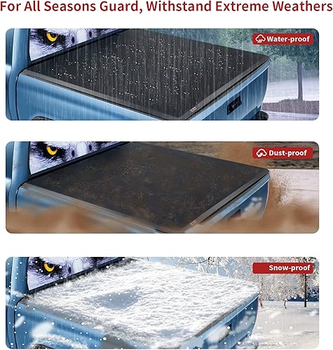 Miniatura 7 de North Mountain Cubierta enrollable suave para camioneta Ford Ranger de 6 pies, se adapta a Ford Ranger 1983-2011 Ford Ranger de 6 pies