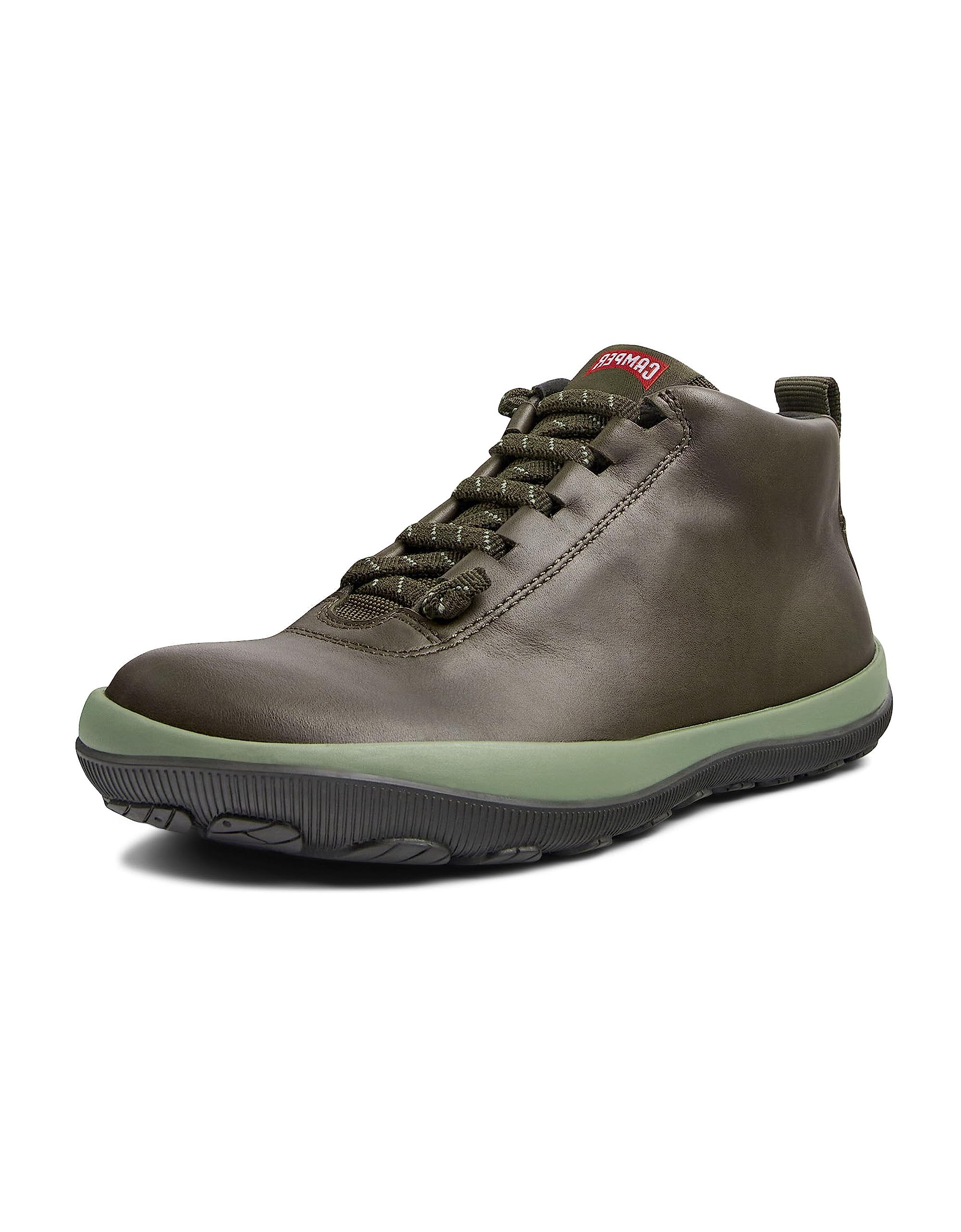 Camper Women's Peu Pista Gm K400481 Ankle Boot, Green 017, 7 UK