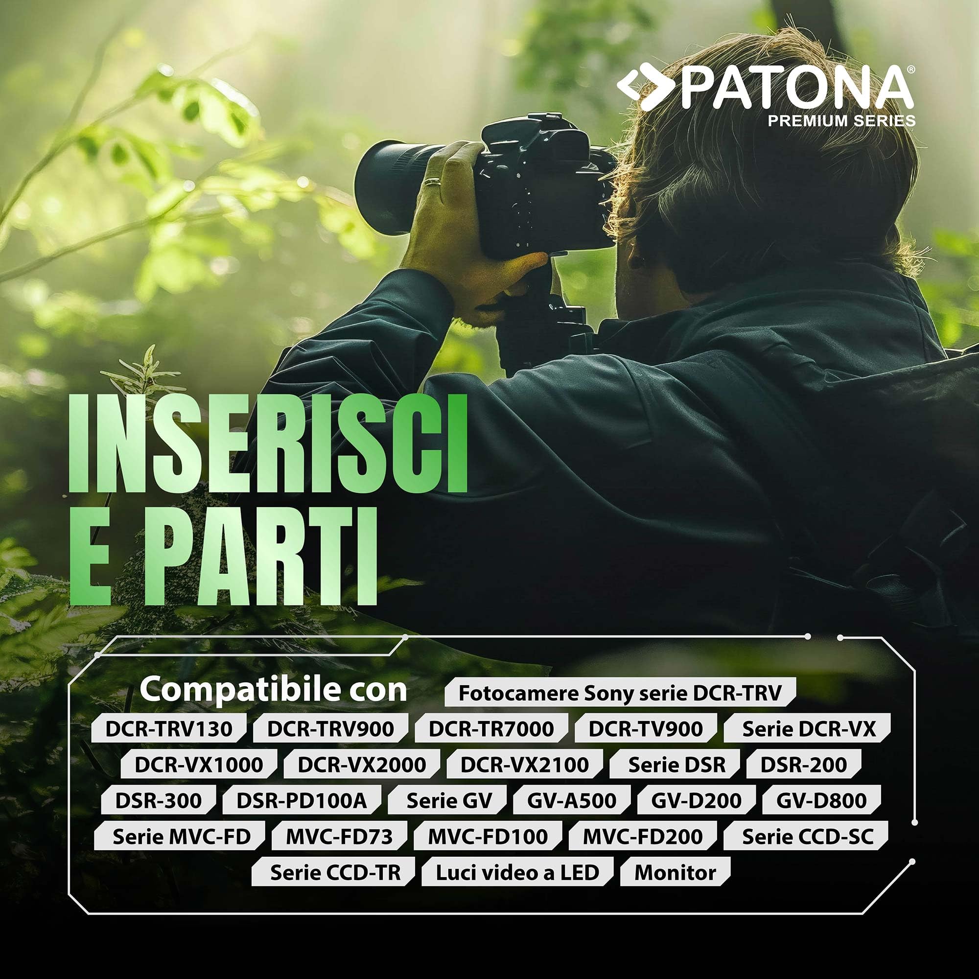 PATONA Premium Batteria per Sony NP-F550 F730 F750 F930 F950 3500mAh