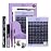B&Q Wispy Lash Clusters Kit B06, DIY Lash Extension Kit 156PCS Eyelash Extension Kit, Soft Natural Lash Clusters 8-18MIX D Curl Lash cluster, Thin Black Band Cluster Eyelash Extensions (B06 Set)