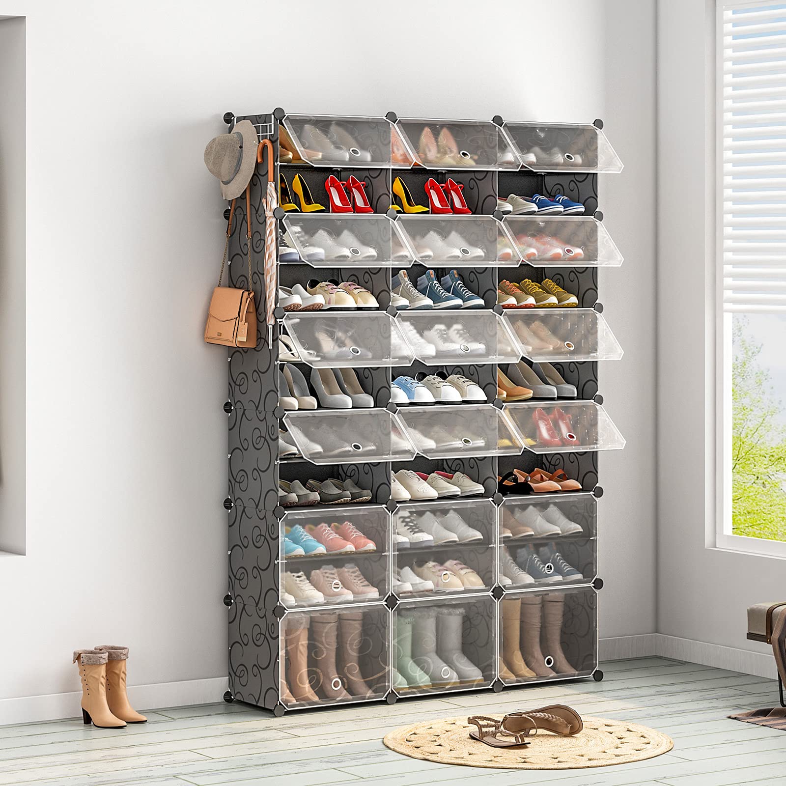 Buy Aeitc 72 Pairs Shoe Rack Organizer Shoe Organizer Expandable Shoe