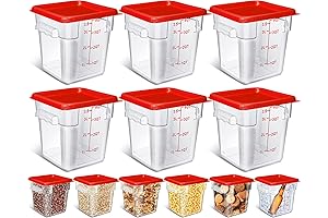6 Qt Commercial Food Storage Containers