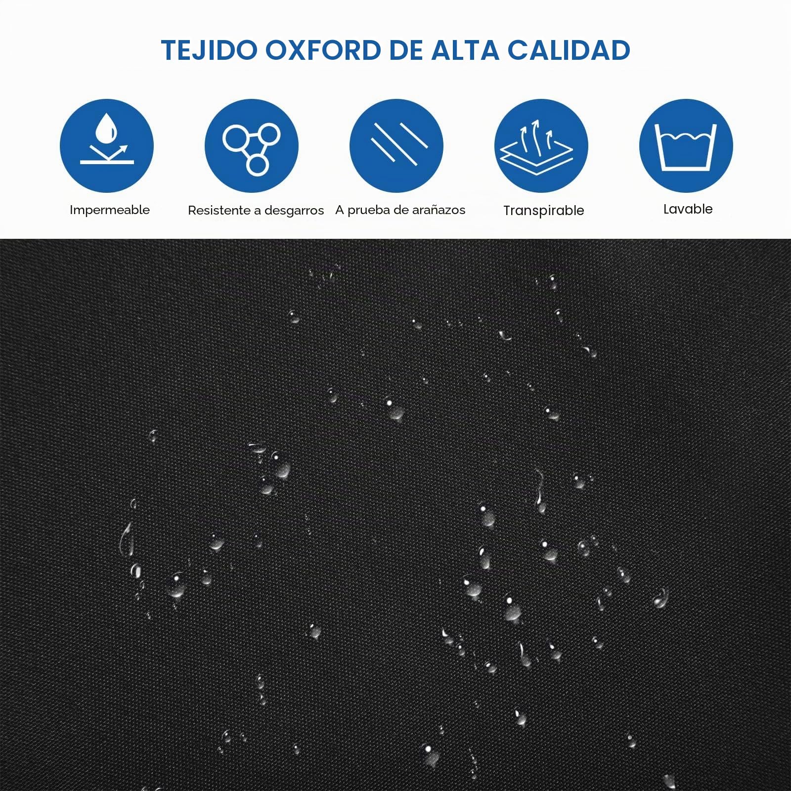 Bolsa Portatrajes de Viaje Premium 110x60cm para Hombre - Plegable, Transpirable con Asa y Cremallera - Funda Porta Trajes Completo en Tejido Oxford