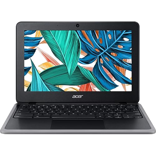 acer Chromebook 311 11.6" HD IPS Laptop, Intel Celeron N4020, 4GB LPDDR4 RAM, 32GB eMMC, Intel UHD Graphics 600, Wi-Fi 5, 720p HD Camera, Chrome OS, Charcoal Black (Renewed)
