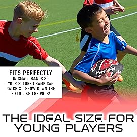 Franklin Sports NFL Tampa Bay Buccaneers Football - Youth Football - Mini 8.5 Rubber Ball - Perfect for Kids - Team Logos and Colors