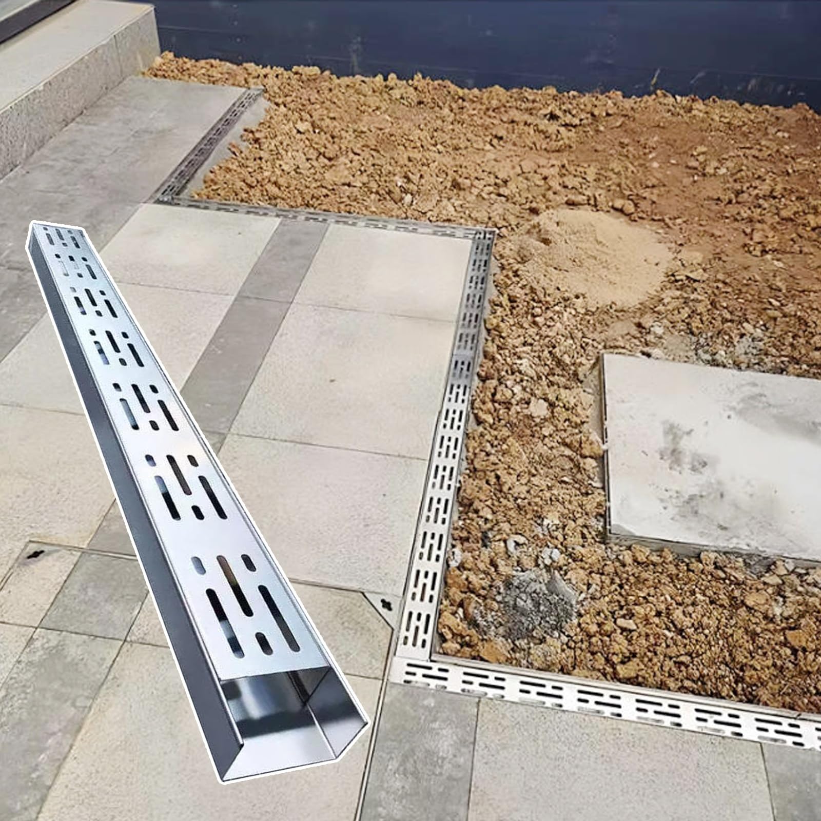 Remplacement de 100 x 50 mm pour kit de vidange de canal extérieur