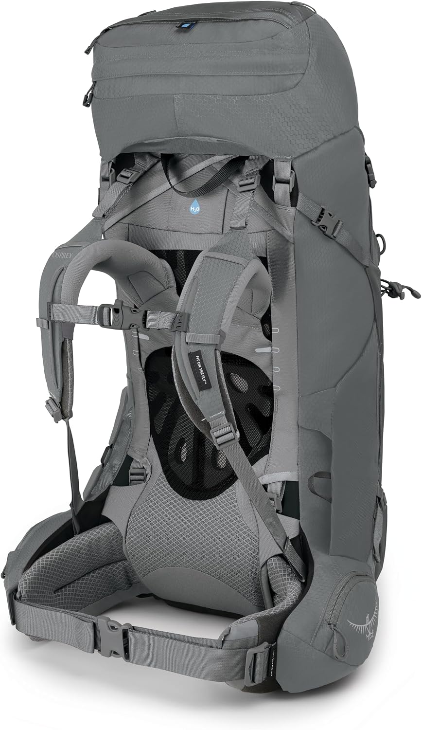 Osprey Ariel 55L Women's Backpacking Backpack, Medium Gray, WXS/S