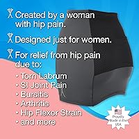 Vista 4 de Alki Active® Banda de compresión para aliviar el dolor de cadera para mujeres, para nervio ciático, tensión flexora de cadera, desgarramiento