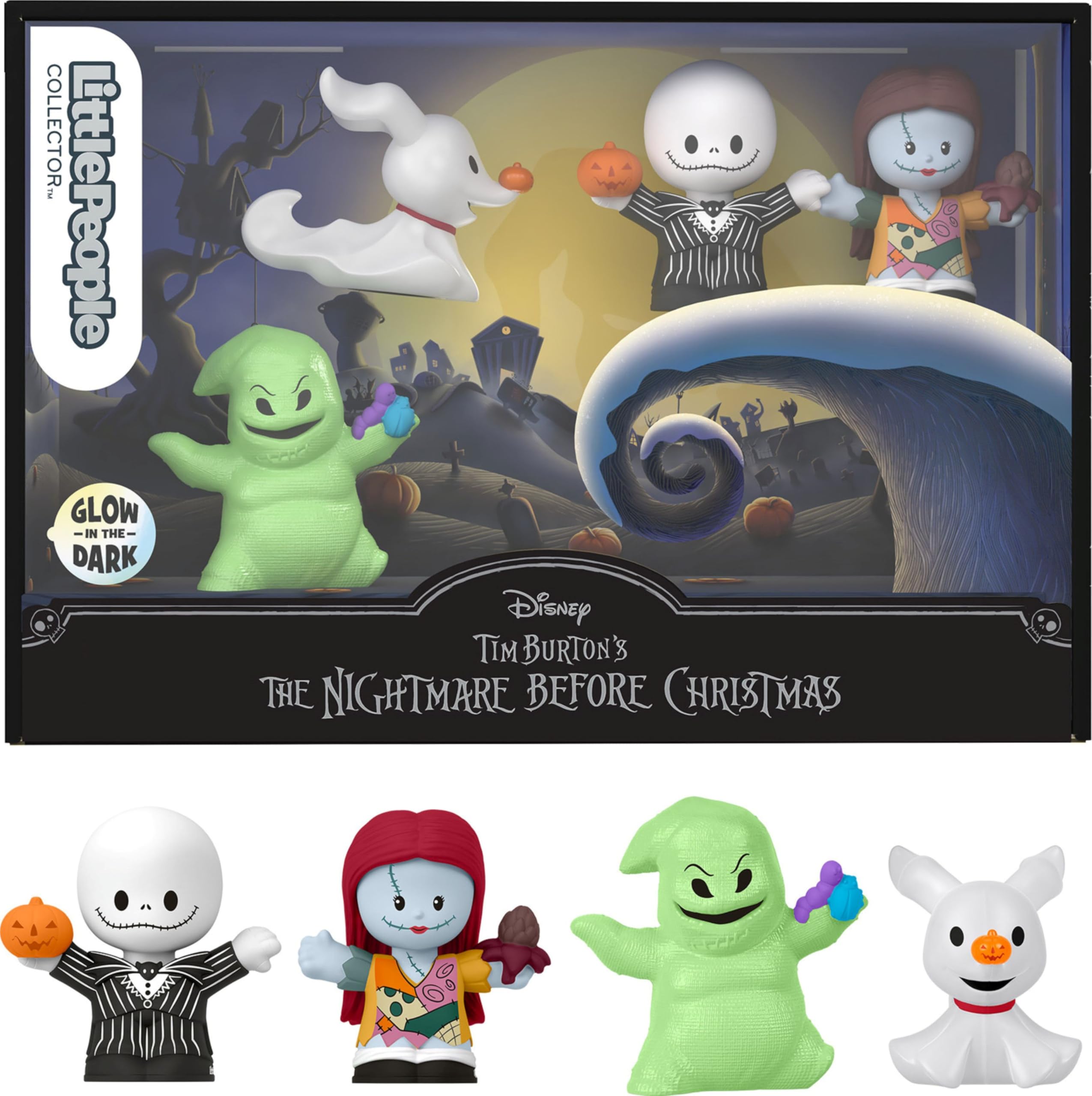 Fisher Price - The Nightmare Before Christmas - Little People Collector 4-Pack