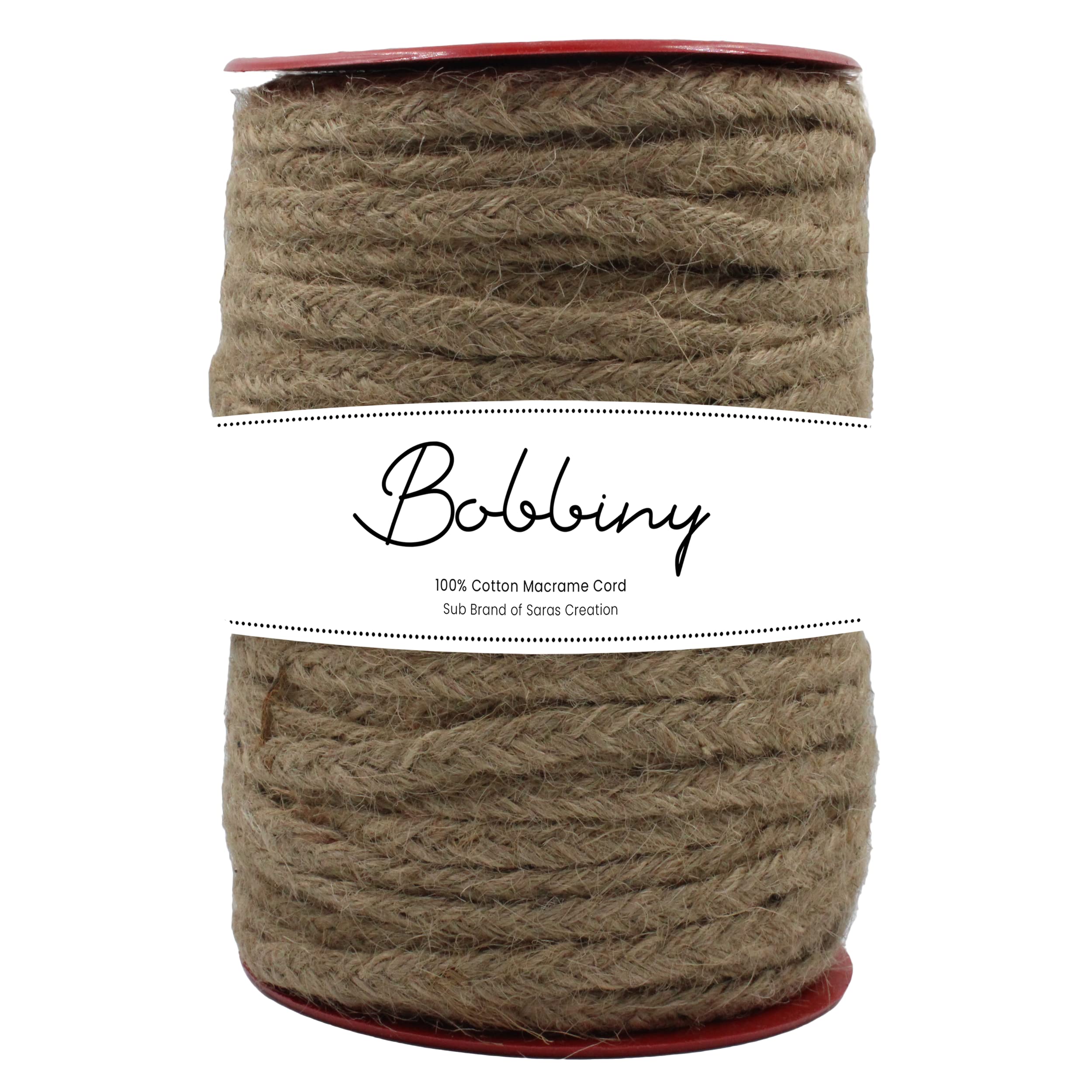 Bobbiny Natural Flat Braided Jute Twine Rope Linen Twine Rustic String Cord Rope DIY Rope Party Wedding Gift Wrapping Cords Thread and Other Projects | White | 7mm, 10 Meters — Amazon image 8