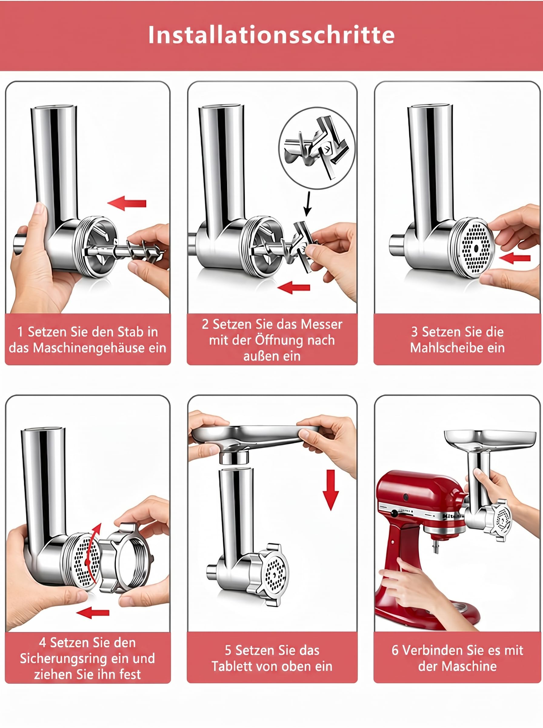 Tritacarne e accessori per frullatore KitchenAid
