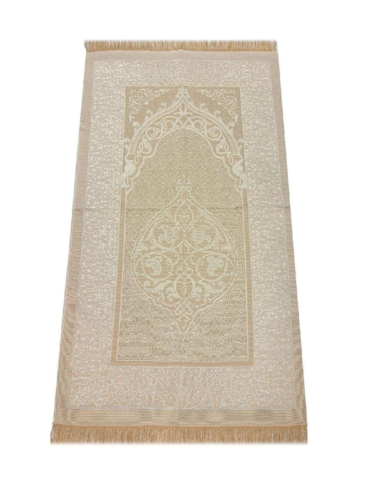 ihvan online Confezione regalo di preghiera per Hajj e Umrah, tappeto da preghiera musulmano, tappetino islamico, 99 e 33 perline perlate Tesbih, Yaseen Book, Miswak, Hijab, set islamico deluxe per