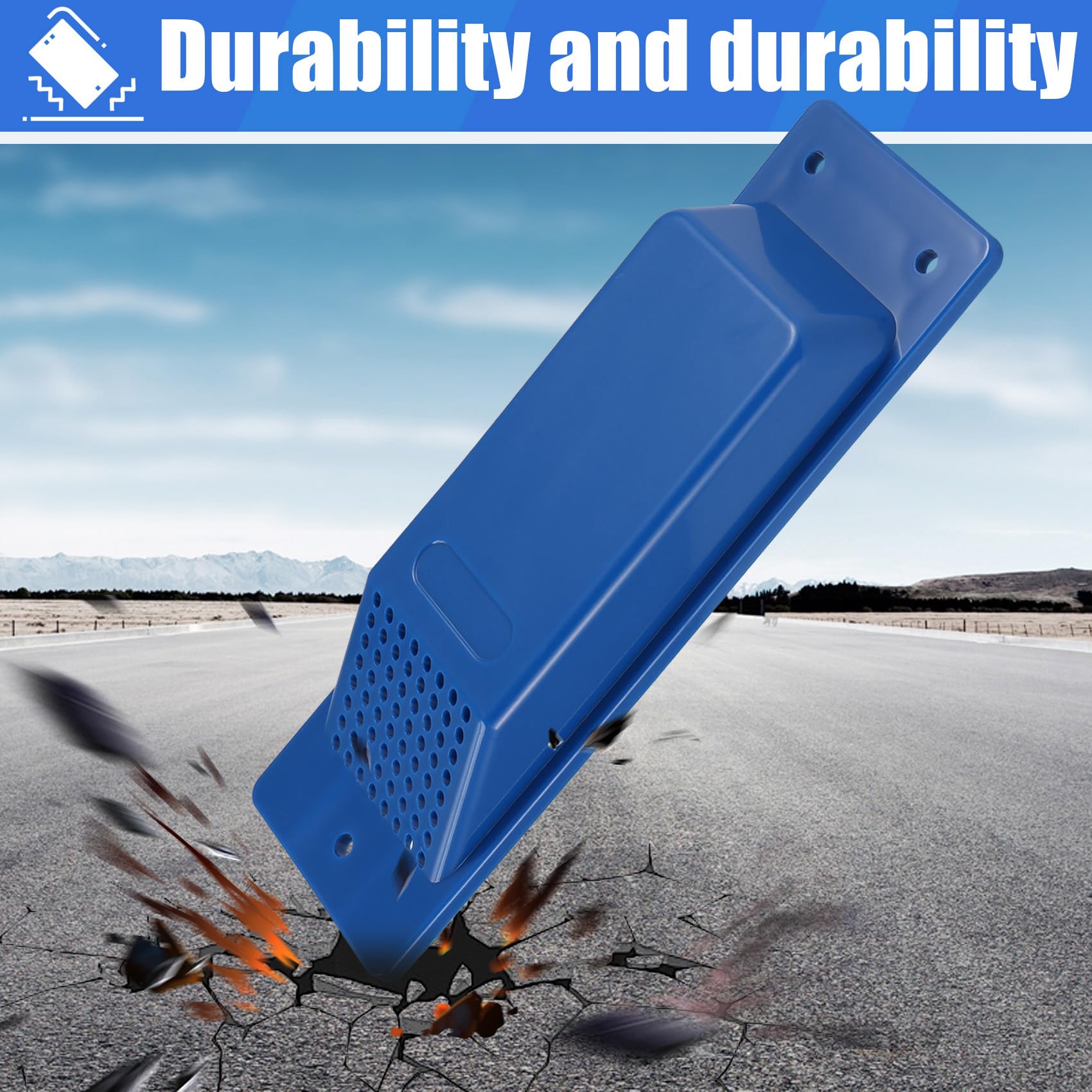 Geroosaty 8PCS Shipping Container Air Vent Kit Heavy Duty Shipping Container Accessories Flow Ventilation Kit Blue - Image 2