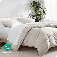 Vista 51 de Bare Home Funda de edredón extra larga – Premium 1800 súper suave – Funda de edredón ligera y fresca – Ropa de cama suave y transpirable