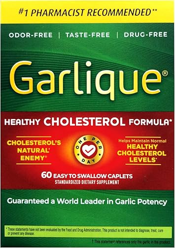 Garlique Caplets 60 Tablets (Pack of 3)