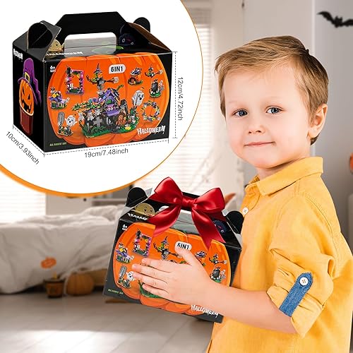 Miniatura 6 de Calendario de Adviento de 24 días de Navidad 2023, juguetes de 24 en 4 bloques de construcción de Navidad, 1100 piezas de calendario de cuenta