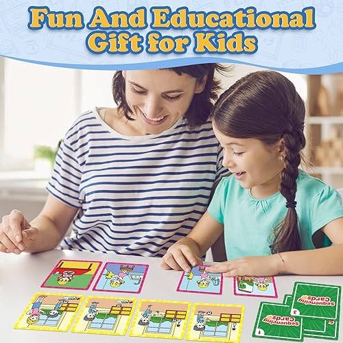 Miniatura 7 de Tarjetas de secuenciación, juego de secuencia para niños, materiales de terapia del habla para autismo, mejorar la narración de historias,