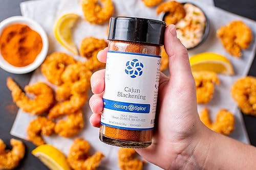 Vista 2 de Savory Spice - Ennegrecimiento cajún – Condimento ennegrecido multiusos estilo cajún para pollo, pescado y hamburguesas Usa especias ennegrecidas