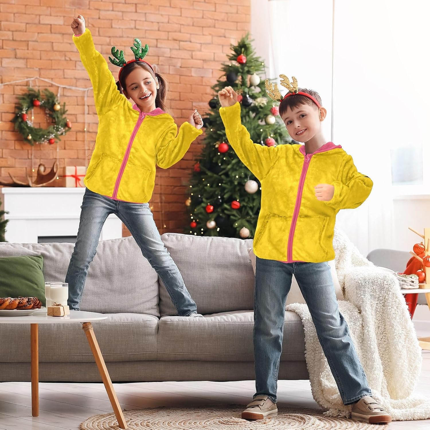 GuoChe Gold Solid Color Pure Plain Sherpa Jacket