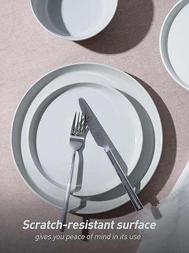 Miniatura 10 de Famiware Saturn - Juego de vajilla de 12 piezas, platos y cuencos para 4, multicolor