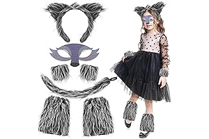 Complete Wolf Costume Accessory Set for Unforgettable Animal Role-Play